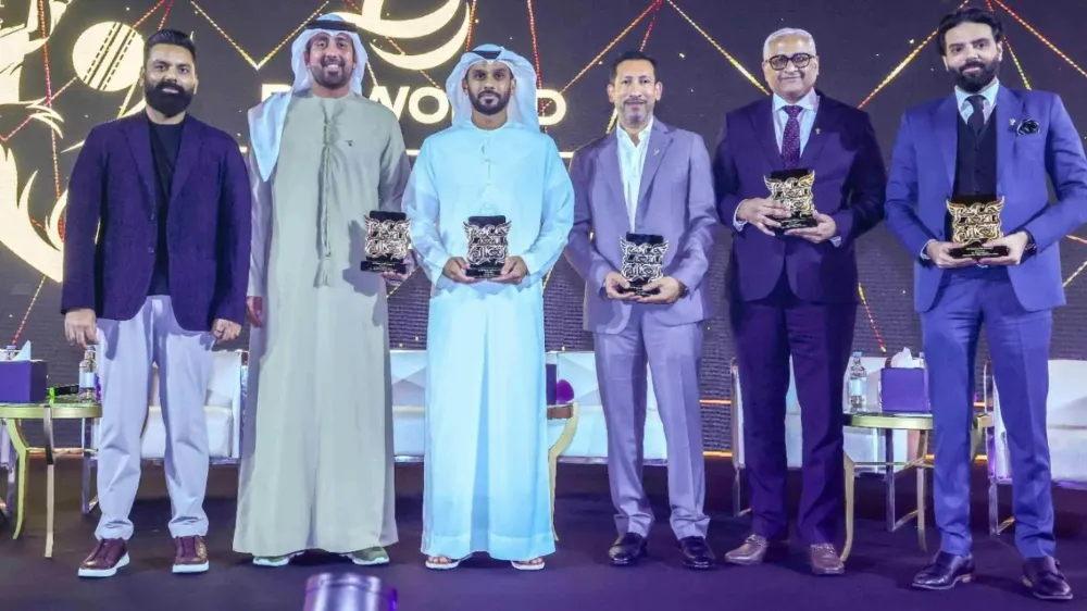 A glittering evening as DP World ILT20 Season 5 is launched featuring legends Brett Lee and Shoaib Akhtar